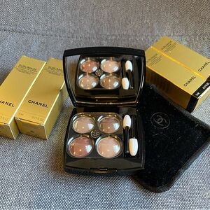 Brand new Chanel Les 4 Ombres Eyeshadow Palette AND 4 free samples Sublimage ✨